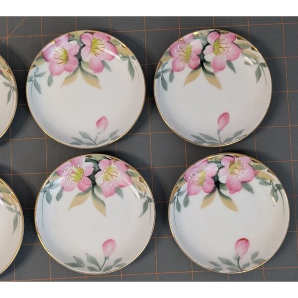 Noritake Azalea Butter Pat Plates Coupe 3 1/4" Porcelain - Picture 9 of 13